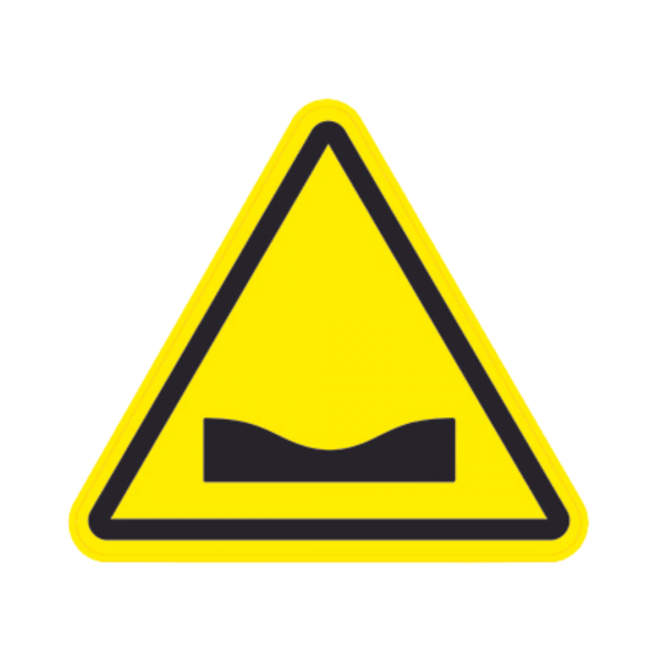 Panneau Triangle DIBOND Danger Creux TRI-DIB157